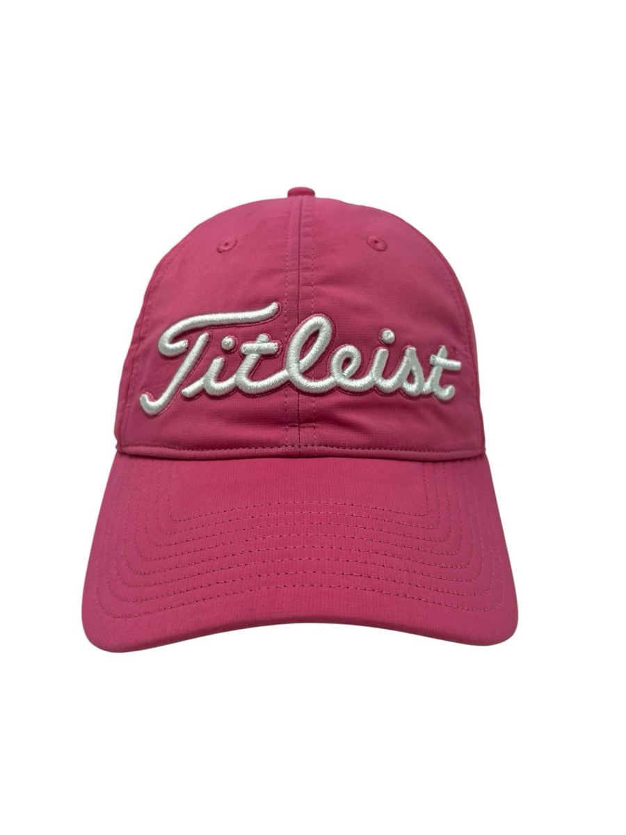 Titleist ProV1 Footjoy Golf Adjustable Baseball Hat Cap Hot Pink Adult Size  OSFM