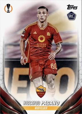 2023-24 Topps UCC AS Roma RC Riccardo Pagano #12