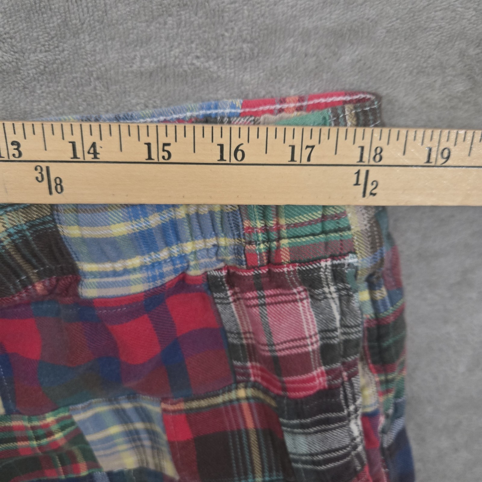 American Eagle Mens Patchwork Flannel Pajama Pant… - image 6