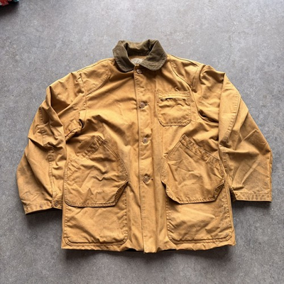 #ad #ad Vintage 40s 50s LL Bean Chore Hunting Barn Jacket Workwear Script Tag Talon Zip $189.99