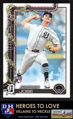 2025 Topps Holiday Jackson Jobe #H160c Detroit Tigers RC