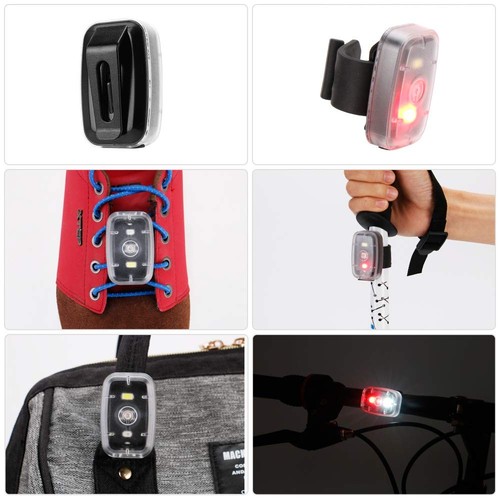 LED Safety Light, Clip On Strobe/Running Lights for Runners, Bike Tail Light ... - Picture 4 of 7