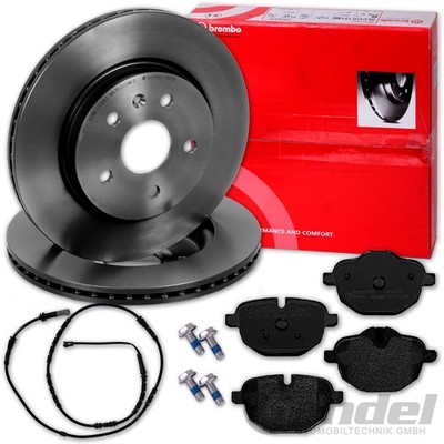 brembo BREMSSCHEIBEN 330mm+BELÄGE HINTEN passend für BMW X3 F25 X4 F26 s/xDrive