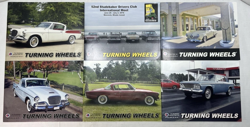 2016 The Studebaker Drivers Club Inc. Turning Wheels Magazines Volume 48, 1 - 12 - Imagem 2 de 4