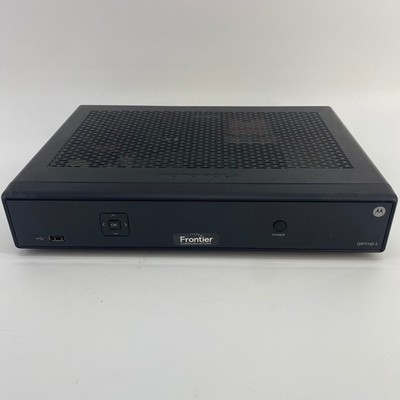 Motorola QIP7100 2 Frontier Communications Set Top Box DVR Receiver Black PARTS