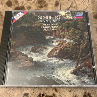 SCHUBERT: 'TROUT' QUINTET SCHIFF/HAGEN QUARTET/POSCH CD 1994 Decca 