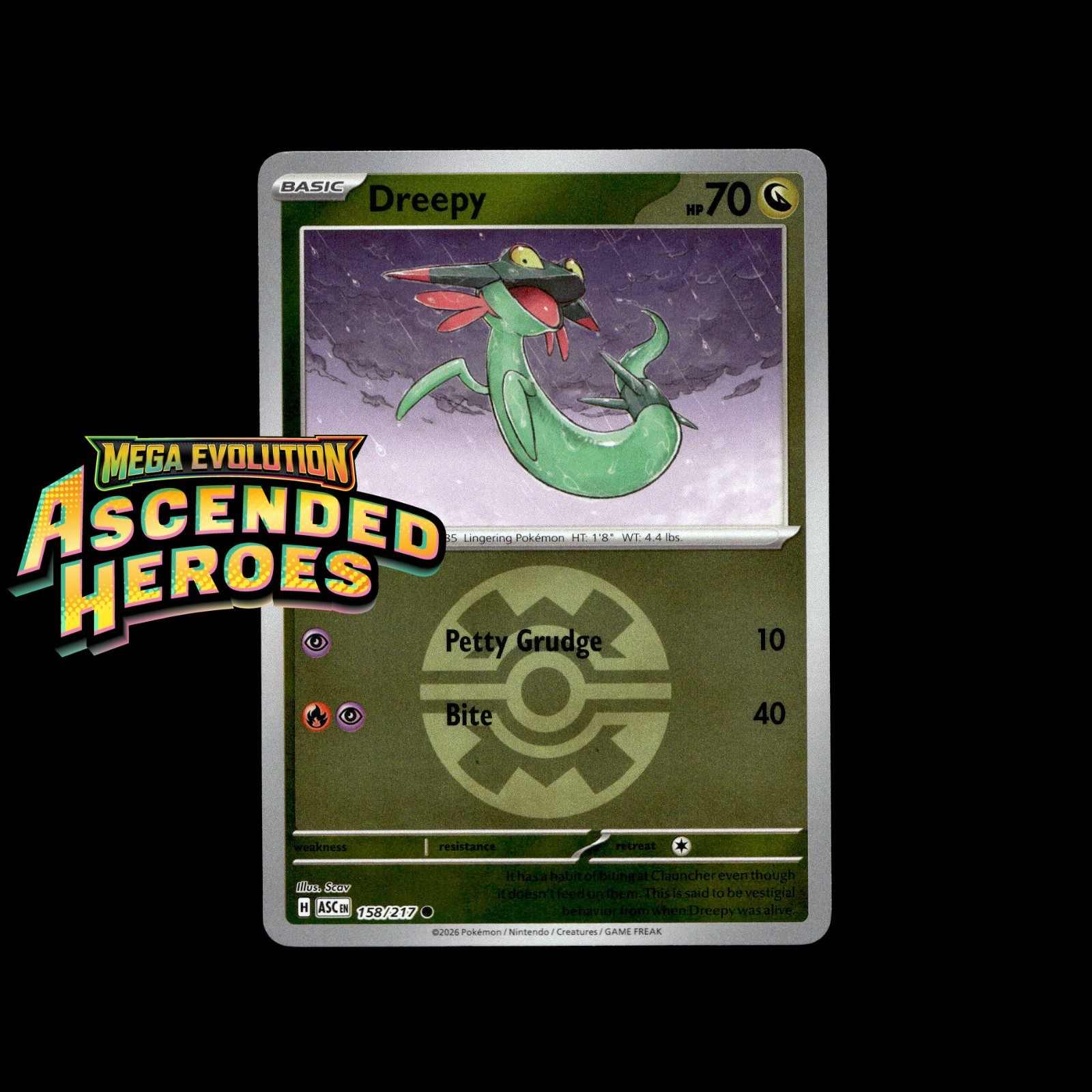 Ascended Heroes Pokémon Cards! Poké Ball Reverse Holo EX Rare - Choose Your Card