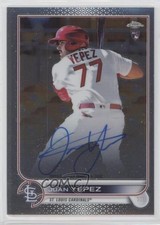 2022 Topps Chrome Rookie Juan Yepez #RA-JY Auto 02u3