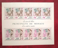 Monaco bloc feuille BF 46 1989 NEUF