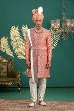 Indian Mens Designer Bollywood Wear Traditional Sherwani Ethnic Dress From India