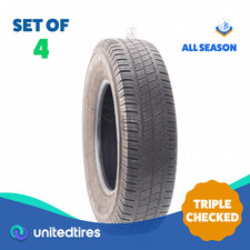 Set Of 4 Used Lt 23580r17 Michelin Agilis Crossclimate 120117r - 5-632