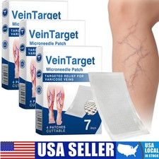 20Pcs Vein Target Microneedle Patch Advanced Legs Varicose Veins Treatment