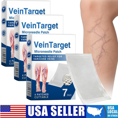 #ad #ad 20Pcs Vein Target Microneedle Patch Advanced Legs Varicose Veins Treatment $32.95
