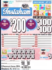 Pull Tab Tickets - Jar - Game - Instaham - 500 ct
