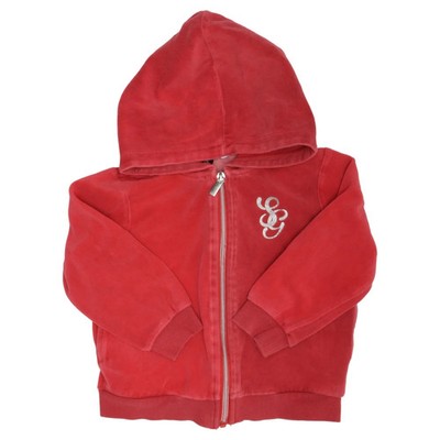 Ello, Kapuzenpullover, Größe: 98/104, Rot, Baumwolle/Polyester, Samt #jyN