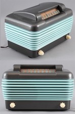 Antique STROMBERG-CARLSON 1101H Frog Streamline Modern-Style Tabletop Tube Radio