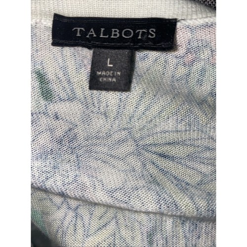 Talbots Scenic Button Front Cardigan 3/4 sleeves size Large NWOT - Picture 7 of 8