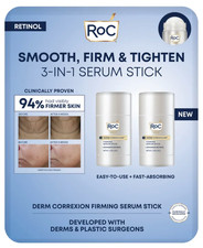 RoC Derm Correxion firming 3 in 1 serum stick 1.0 oz, 2 pack