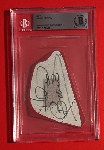 HUBBIE & LARRY BROWN Lot NBA Basketball HOF BGS Beckett signed Authentic Auto’ - Bild 2 von 6