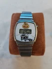 Vintage TIMEX Mack Truck RARE LCD digital COLLECTIBLE ADVERTISING Watch Works