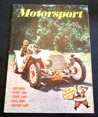 VTG 1951 Motorsport Magazine Antique Cars Hot Rods Stock Cars Race Sport Cars Ad