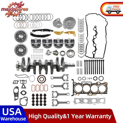 2.0T G4KH Engine Rebuild Kit Crankshaft Rods Pistons Timing Kit For Hyundai KIA