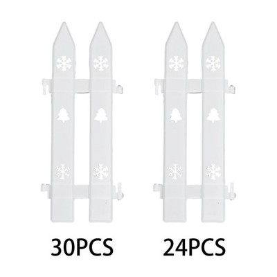 Weihnachtsbaumzaun DIY Panel Set Deko Bordüre Multifunktional Stabil