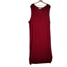 Amanda Paris London New York Red Slinky Knit Vest 3X USA Made