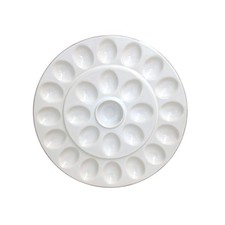 Casafina Ceramic Stoneware 13'' Egg Platter - Cook & Host Collection, White |...