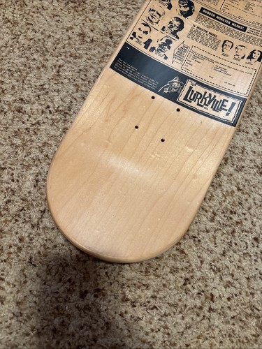 Rare Jake Tapper Tucker Carlson Lurkville Skateboard Deck Double Distortion - Picture 13 of 24