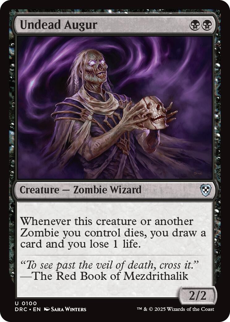 Undead Augur - 100 - NM - Commander: Aetherdrift