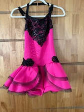 Weissman dance costume black, pink dress size SA