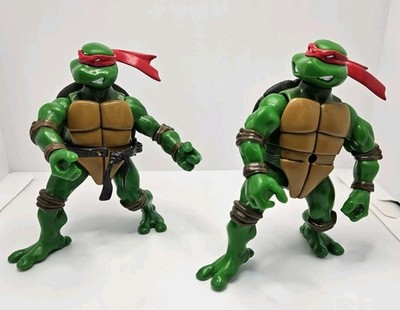 TMNT 2002 Playmates Raphael Action Figure Lot of 2 Mirage Studios 5'' Figures