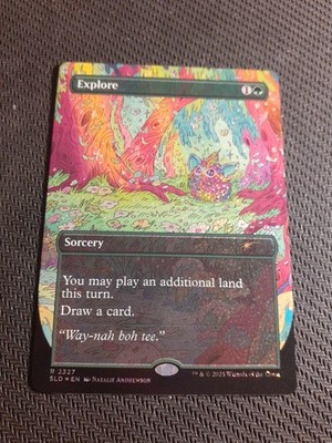 MTG Explore (Confetti Foil) Secret Lair x Furby 2327 NM