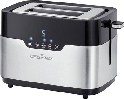 ProfiCook Toaster PC-TA 1170 2 Scheiben Display Bagel-Funktion 920W