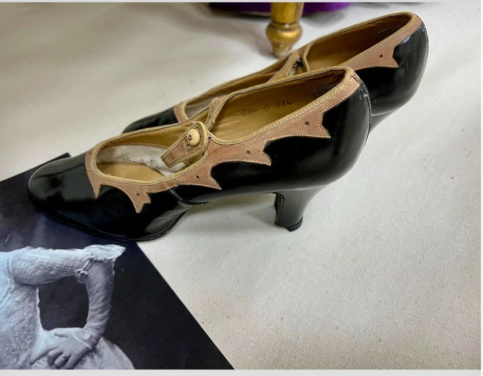 Antique women's shoes. Europe, 1910-1920. - Image 4 of 4