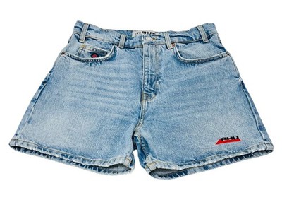 Zara x Rhuigi Denim Shorts Blue Light Wash Rhude Rhu Collaboration
