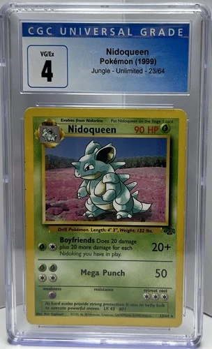 Pokémon TCG | Nidoqueen #23/64 Non-Holo | Jungle | CGC 4 | Graded | English