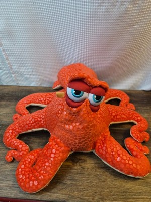 Disney Store 16'' Hank Octopus Plush Finding Dory Stuffed Animal Toy Orange