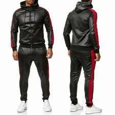 BRAYDEN LEATHER TRACK SUIT SWEATSUIT 100 REAL LEATHER FOR MEN