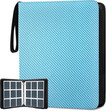 9 Pockets Trading Card Binder, 900 Pockets Baseball Card Binder with Sleeves an