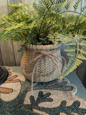 Nantucket Lightship Woven Resin Wicker basket...
