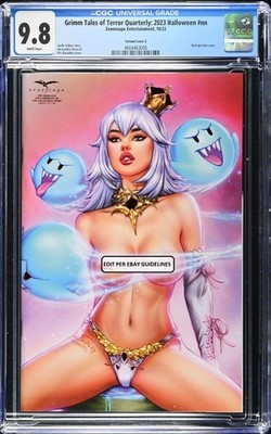 Grimm Terror Quarterly Halloween H GC 9.8 Eric Basaldua LTD 100 Zenescope FOIL