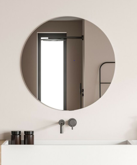 Specchio di Lusso Rotondo 60 cm - Riflessi Cristallini per Arredo Chic