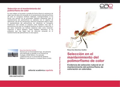 Selección en el mantenimiento del polimorfismo de color Rosa Ana Sánchez Guillén