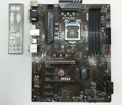 MSI Z370-A PRO DDR4 - ATX - Sockel 1151 - mit I/O Shield #M1295
