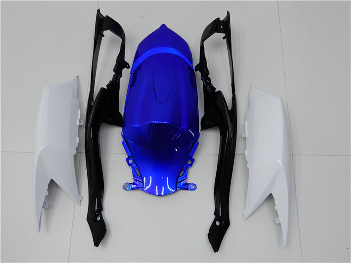 FL Injection Mold Blue White Fairing Fit for Suzuki 2008-10 GSXR 600 750 u066a image