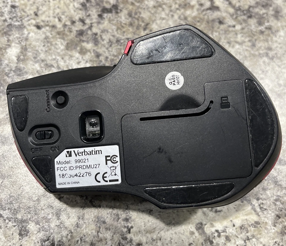 Verbatim Model 99021 Optical Wireless Mouse Red - Image 3 of 3