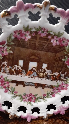 Colgante de pared vintage último súper plato oro rosa 7 pulgadas - Imagen 2 de 8