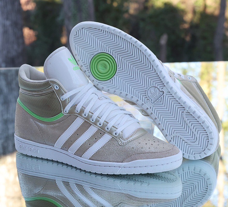 Adidas Originals Top Ten Hi Sleek Women's Size 8.5 Gold Adidas Originals Top Ten Hi Sleek Women's Size 8.5 Gold